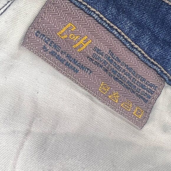 Citizens of Humanity Dani Cropped Straight Leg Jeans Size 27 Cuffed Medium Wash - Picture 8 of 11